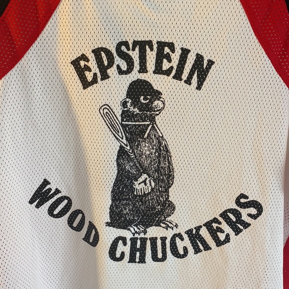 *Vintage* Epstein Wood Chuckers Jersey - Size Large - Picture 2 of 4